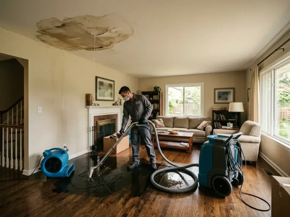 attic-pipe-burst-ceiling-drip-008 — frequently asked questions, Water Damage Restoration & Carpet Care in Rutherford, PA